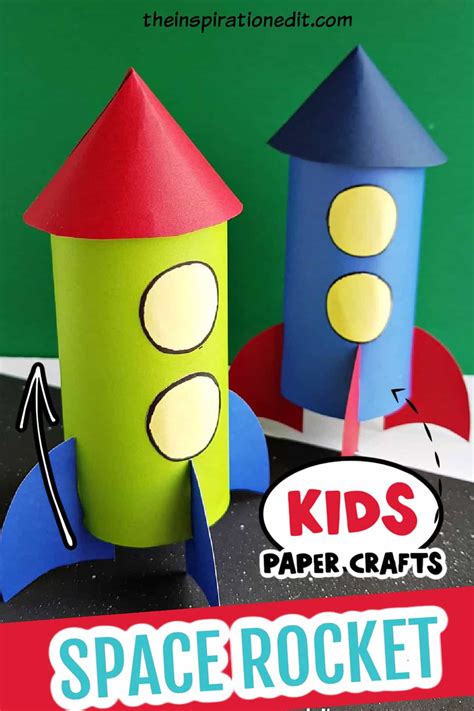 Homemade Rocket Craft for Kids · The Inspiration Edit