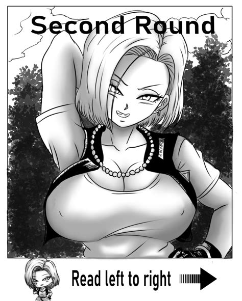 Rule 34 Android 18 Big Breasts Breasts Dragon Ball Dragon Ball Z Earrings Female Female