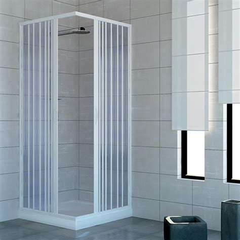 Plastic Accordion Shower Doors Cabine De Douche Paroi De Douche