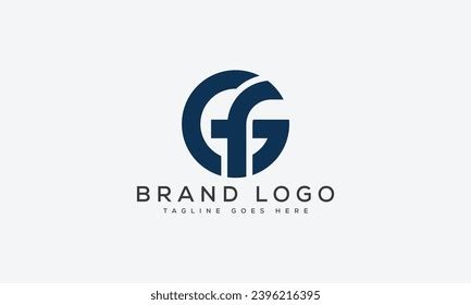 Letter Gf Logo Design Vector Template Stock Vector Royalty Free