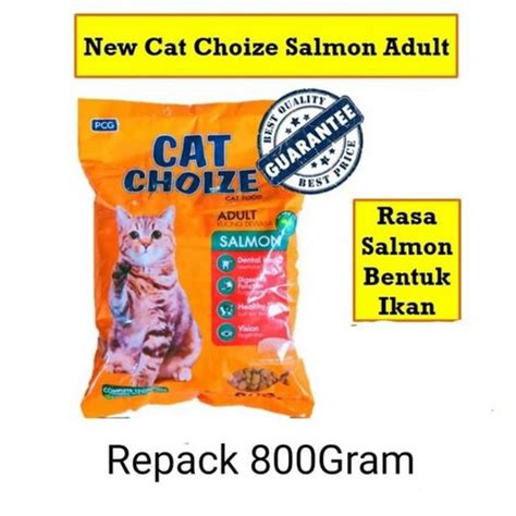 Jual Cat Choize Adult Salmon Repack Gr Makanan Kucing Dewasa