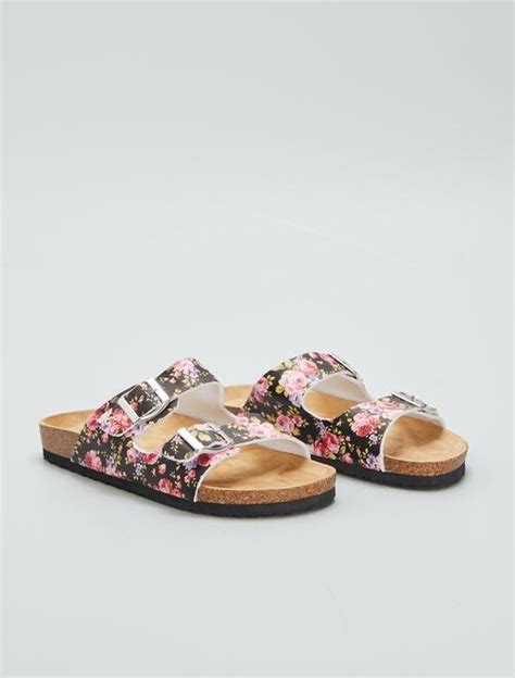 Sandalias Mujer Flores