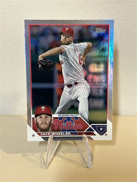 Topps Series Silver Rainbow Foil Parallel Zack Wheeler