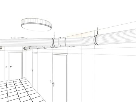 Basement Hallway Hall 3d Model Turbosquid 1431085