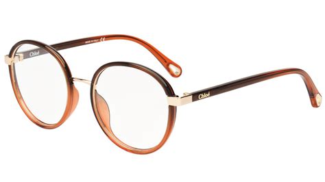 Lunettes De Vue Chloé Ch0033o 005 Brun Fonce Ronde Krys