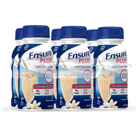 Ensure Plus Liquid Nutrition Shake With Fiber Grams Of Off