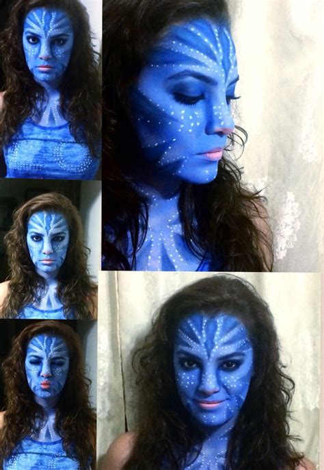 Avatar Halloween makeup Maquillaje para Halloween | Maquillaje halloween fantasía, Pintura de ...