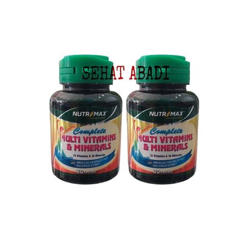 Jual Nutrimax Complete Multivitamins Minerals Untuk Membantu Daya