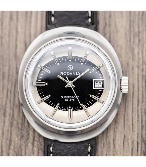 Rodania Supersport - Surfboard Dial - Vintage Manual Winding Mens Watch ...