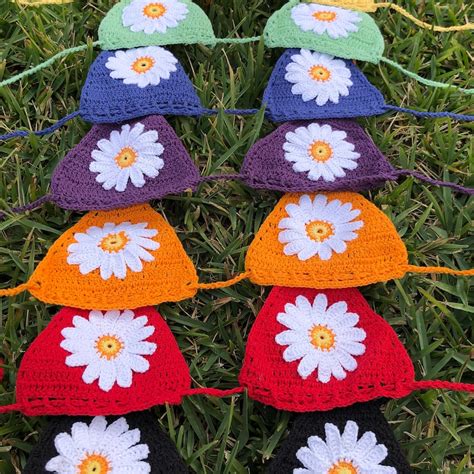 Blue Crochet Bikini Etsy