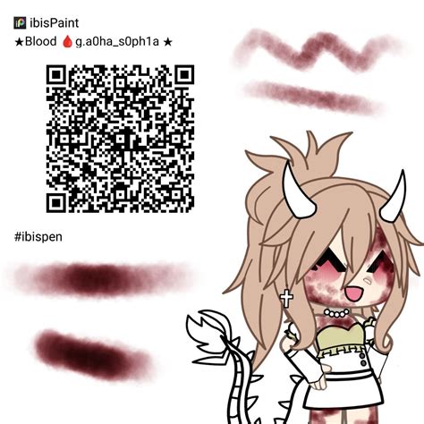 Ibis Paint Brush Blood Gacha Idee Per Tatuaggi Idee Gatti