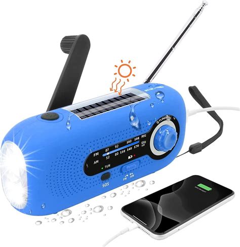 Radio Solaire Dynamo Radio Solaire Avec Alarme SOS Pour Les Urgences