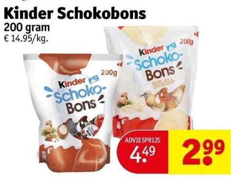 Kinder Schokobons Promotie Bij Kruidvat