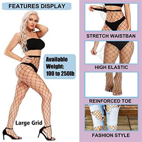 Akiido Fishnet Stockings High Waist Tights Women Sparkle Rhinestone