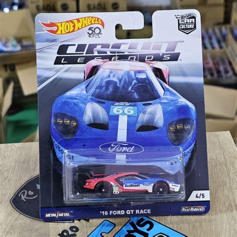 HOT WHEELS PREMIUM 16 FORD GT RACE CIRCUIT LEGENDS Shopee Malaysia