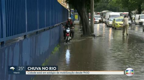 Chuva Forte Alaga V Rios Pontos Do Rio E Da Baixada Fluminense Na Manh