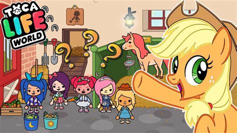 Um Segredo Na Fazenda Da Applejack Toca Life World Luli Rarity