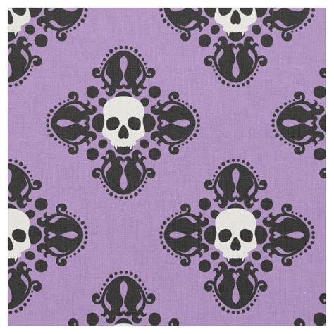 Halloween Damask Fabric Zazzle