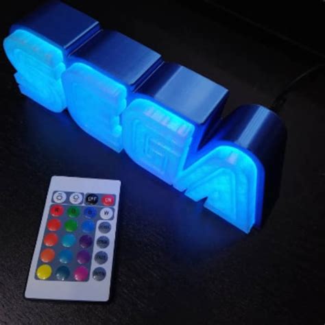 Sega Logo Led Light Etsy