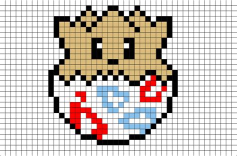 Pokemon Pixel Art Template