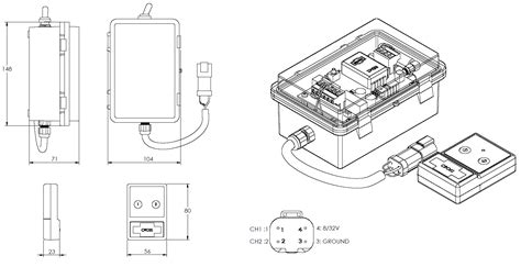 REM2B Radio Remote Controls Cross Hydraulics