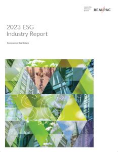 ESG Industry Report 2023 REALPAC