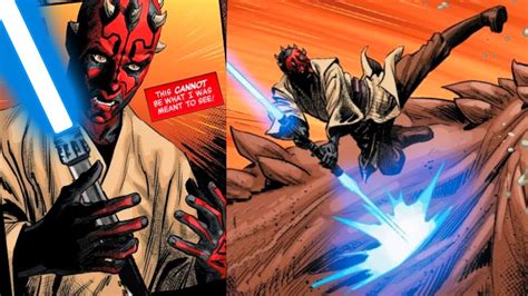 When Darth Maul Found His Blue Lightsaber Canon Star Wars Comics Explained Youtube