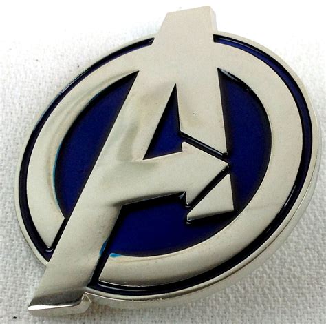 Avengers Marvel Movie Series Logo Enamel Pin Iron Man Captain