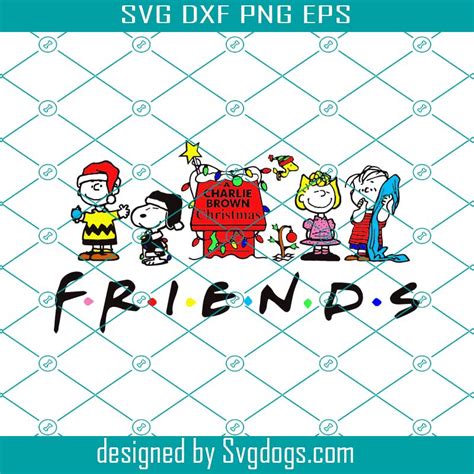 Peanuts Snoopy And Charlie Brown Friends Cutable Layerable Holiday Svg