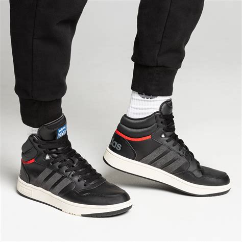 Adidas Hoops Mid Gz Czarny M Skie Buty Lifestyle Style