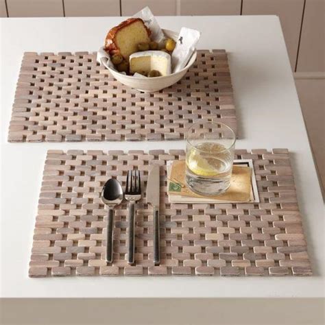 Placemats for elegant table settings