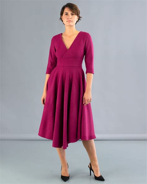 Woman Classic Dress Sewing Pattern Plus Size Patterns Dress