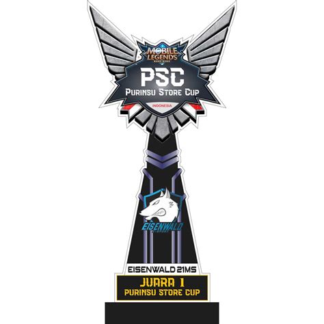 Jual Piala Trophy Plakat Mobile Legend Bahan Akrilik Mm Free Desain