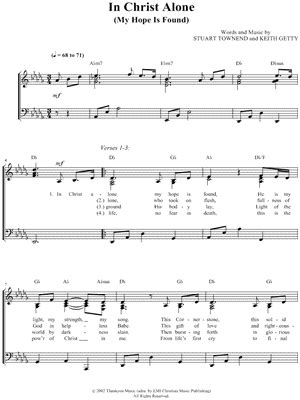 "In Christ Alone" Sheet Music - 61 Arrangements Available Instantly - Musicnotes