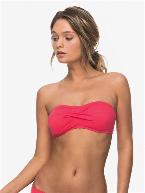 Roxy Essentials Haut De Bikini Bandeau Pour Femme 3613373501561 Roxy