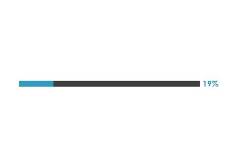 Percent Loading Icon Progress Bar Vector Illustration