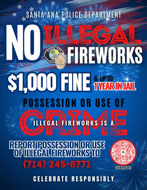 You Can Buy And Use Safe And Sane Fireworks In Santa Ana From July 1 To