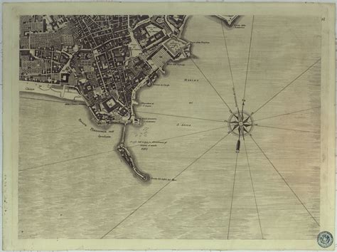 Mappa Topografica Della Citta Di Napoli E De Suoi Contorni Foglio