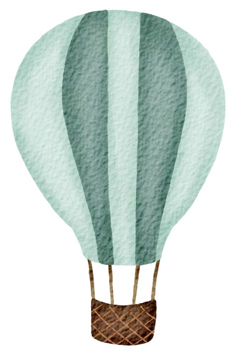 ballon air aquarelle dessin animé mignon 13182678 PNG