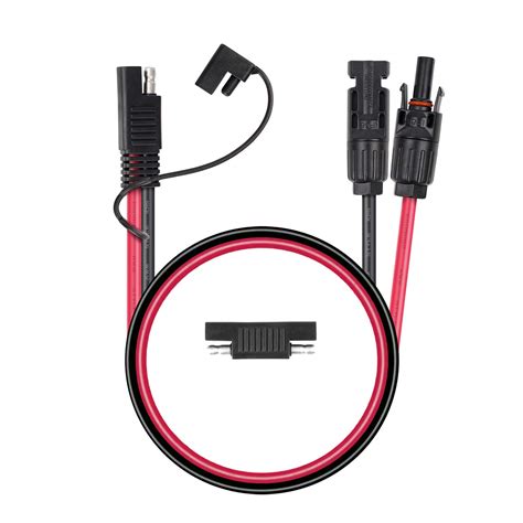 Buy Vemote Solar Panel To Sae Adapter Cable Awg Compatible With Mc