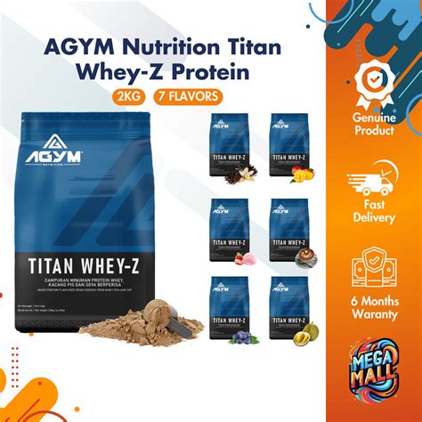 Agym Nutrition Titan Whey Z Protein Muscle Building Formula Premium