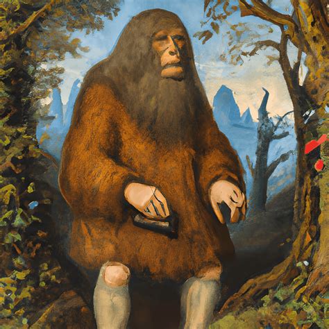 Bigfoot In Jan Van Eyck Stijl Creative Fabrica