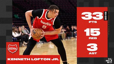 Kenneth Lofton Jr Erupts For A Career High Pts Reb In Overtime