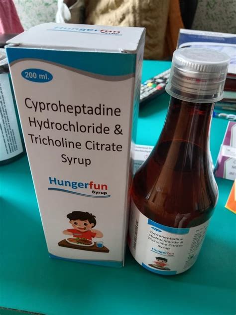 Cyproheptadine Hydrochloride Tricholine Citrate Syrup Ml At Best