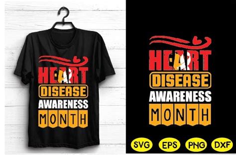 HEART DISEASE AWARENESS MONTH Graphic by creative_Svg · Creative Fabrica