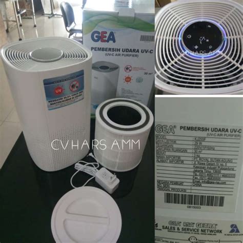 Promo Uv C Air Purifier Pembersih Udara Kj255f Gea Diskon 23 Di