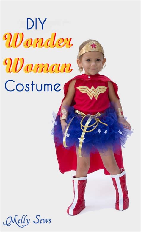 Diy Wonder Woman Costume Make A Tutu Melly Sews