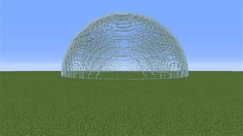 Giant Glass Dome Minecraft Map