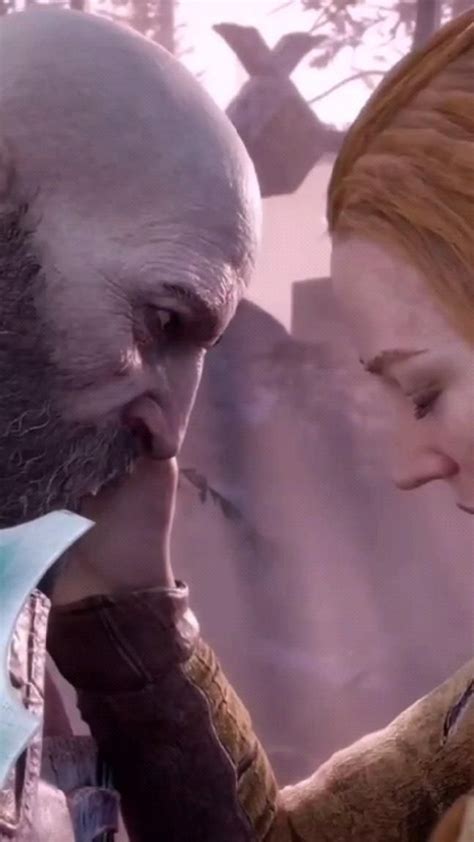 Kratos Falando Mimir Sobre A Vida Amorosa Do Atreus Em