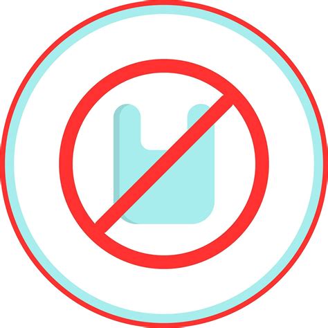 No Plastic Bags Vector Icon Design 26073352 Vector Art At Vecteezy